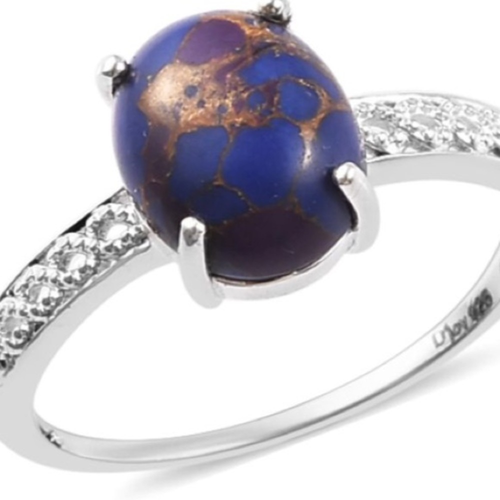 Purple Turquoise Ring